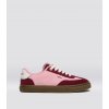 Cariuma TOCA Teak Bright Rose Nylon Cabernet Suede Sneaker
