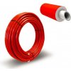 Rúra PEX/AL/PEX 26x3 s izoláciou červená - pre rozvody vody a kúrenia Rúra PEX/AL/PEX 26x3 s izoláciou červená - pre rozvody vody a kúrenia
