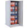 Skriňa s otočným regálom na šanóny, 5 poschodí, uzamykateľná, sivá Skriňa s otočným regálom na šanóny, 5 poschodí, uzamykateľná, sivá