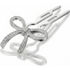 Fiona Franchimon Nº1 Hairpin Steel Crystals By Swarovski spona do vlasů odstín white gold finish pro ženy