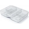 PROSPERPLAST Box organizér 19,3x14,7x3,5cm SQR KSQ20154-S429 transparentný plastový PROSPERPLAST Box organizér 19,3x14,7x3,5cm SQR KSQ20154-S429 transparentný plastový