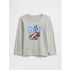 GAP Baby tričko s logom Sivá 12-18M Sivá Sivá GAP Baby tričko s logom Sivá 12-18M Sivá Sivá