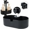 Organizér/polička do sprchy 24x13 cm plast čierna Organizér/polička do sprchy 24x13 cm plast čierna