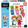 Náučná hra Les Émotions Educa Učíme sa emócie s obrázkami 55 dielov