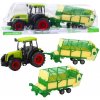 Zelený traktor s prívesom pre deti 50 cm Zelený traktor s prívesom pre deti 50 cm