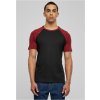 Raglan contrasting t-shirt blk/burgundy čierna | tmavočervená 5XL Urban Classics 4053838417270 Raglan contrasting t-shirt blk/burgundy čierna | tmavočervená 5XL Urban Classics 4053838417270