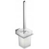 Aqualine Apollo WC štětka, mléčné sklo 1416-08 Aqualine Apollo WC štětka, mléčné sklo 1416-08