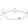 BREMBO Sada brzdových platničiek kotúčovej brzdy P36021 BREMBO Sada brzdových platničiek kotúčovej brzdy P36021