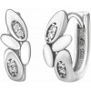 Silvego Strieborné náušnice Silvara lístky s Brilliance Zirconia QR1253ES Silvego Strieborné náušnice Silvara lístky s Brilliance Zirconia QR1253ES