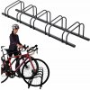 Stojan na bicykle Fit4Med, obojstranný oceľový stojan pre 5 bicyklov, čierny Stojan na bicykle Fit4Med, obojstranný oceľový stojan pre 5 bicyklov, čierny