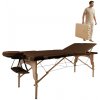 inSPORTline Japane Masážne lehátko 195x70x62-84 cm 3-dielne drevené hnedá inSPORTline Japane Masážne lehátko 195x70x62-84 cm 3-dielne drevené hnedá