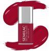 Semilac One Step Glossy 3v1 hybridní lak na nehty S575 tmavě červená 7 ml