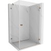 MEXEN/S - Lunar-B L sprchový kút dvere krídlové pravá 90 x 80, transparent, ružové zlato 832L-090-080-60-00-P MEXEN/S - Lunar-B L sprchový kút dvere krídlové pravá 90 x 80, transparent, ružové zlato 832L-090-080-60-00-P