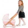 Tidlo Drevený kočík pre bábiky ružový Tidlo Drevený kočík pre bábiky ružový