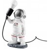 Opviq Stolná lampa Astronaut strieborná/biela Opviq Stolná lampa Astronaut strieborná/biela