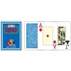 Modiano Texas Poker Size - 2 Jumbo Index - Profi plastové karty - svetlomodrá - svetlo modrá