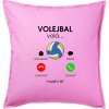 Volejbal volá - Vankúš 50x50 - 50x50 - Vrátane výplne ( Ružová ) Volejbal volá - Vankúš 50x50 - 50x50 - Vrátane výplne ( Ružová )