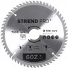 Kotúč Strend Pro TCT 190x2.4x30/20 mm 60T, na drevo, pílový, SK plátkami Kotúč Strend Pro TCT 190x2.4x30/20 mm 60T, na drevo, pílový, SK plátkami