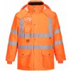 Portwest FR41 Nehorľavá Flame Sealtex Hi Vis bunda Oranžová