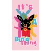 Setino · Detská plážová osuška Zajačik Bing - motív It's Bing Thing - 100% bavlna - 70 x 140 cm Setino · Detská plážová osuška Zajačik Bing - motív It's Bing Thing - 100% bavlna - 70 x 140 cm