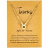 Girly Zlatý náhrdelník Zodiac Znamenia: Býk Girly Zlatý náhrdelník Zodiac Znamenia: Býk