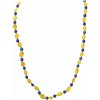 jantario Jantárový náhrdelník Žltý jantár a lapis lazuli 103136 jantario Jantárový náhrdelník Žltý jantár a lapis lazuli 103136