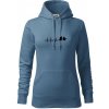 EKG hasiči - Mikina dámská Cape s kapucí - M ( Denim ) EKG hasiči - Mikina dámská Cape s kapucí - M ( Denim )