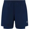Voľné bežecké šortky 2v1 Rogelli ESSENTIAL, modré S Voľné bežecké šortky 2v1 Rogelli ESSENTIAL, modré S