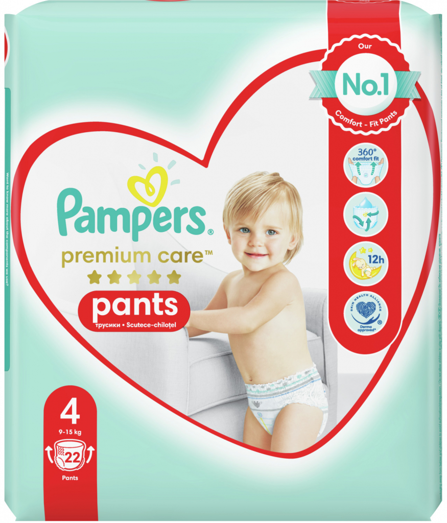 Pampers Premium Pants 4 22 ks