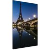 Vertikálny foto obraz fotografie na skle Eiffelová veža Paríž 50x100 cm Vertikálny foto obraz fotografie na skle Eiffelová veža Paríž 50x100 cm