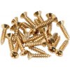 Fender Pickguard/Control Plate Mounting Screws, Gold Fender Pickguard/Control Plate Mounting Screws, Gold