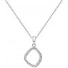Hot Diamonds Nadčasový strieborný náhrdelník s briliantom a topaz behold DP829