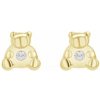 Eppi Zlaté detské náušnice s medvedíkom Bear EP49435 Eppi Zlaté detské náušnice s medvedíkom Bear EP49435