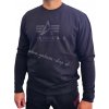 Alpha Industries mikina pánska bez kapucne Basic Sweater CARBON black/black Farba: čierna, Veľkosť: L Alpha Industries mikina pánska bez kapucne Basic Sweater CARBON black/black Farba: čierna, Veľkosť: L
