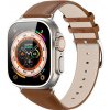 DUX DUCIS YS - kožený remienok pre Apple Watch SE 2023 44mm, hnedý DUX DUCIS YS - kožený remienok pre Apple Watch SE 2023 44mm, hnedý