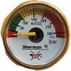 TECWELD Manometer pre reduktory RBN, RBP Ar/CO2 MINI 315 bar TECWELD Manometer pre reduktory RBN, RBP Ar/CO2 MINI 315 bar