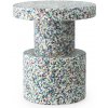 Normann Copenhagen Príručný stolík/stolička Bit Stool White Multi – biely Normann Copenhagen Príručný stolík/stolička Bit Stool White Multi – biely