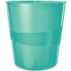 Odpadkový kôš Leitz WOW, plastový, 15 l, ľad.modrý Odpadkový kôš Leitz WOW, plastový, 15 l, ľad.modrý