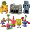 DOMČEKY FIGURKY DO AKVÁRIA OZDOBY SPONGEBOB SADA DOMČEKY FIGURKY DO AKVÁRIA OZDOBY SPONGEBOB SADA