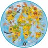 Goki Okrúhle XXL puzzle Svet Goki Okrúhle XXL puzzle Svet