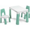 Toyz Detský set stolček s 2 kresielkami MONTI mint Toyz Detský set stolček s 2 kresielkami MONTI mint