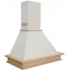 CATA EMPIRE KD 303090 - rustikální komínová digestoř bílá / dřevěná obruba, šířka 90 cm, výkon až 297 m3/h, možnost recirkulace CATA EMPIRE KD 303090 - rustikální komínová digestoř bílá / dřevěná obruba, šířka 90 cm, výkon až 297 m3/h, možnost recirkulace