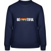 AWDis Sweat Mikina - Nápis - BeYOUtiful - Oxfordská modrá - L - Dámske AWDis Sweat Mikina - Nápis - BeYOUtiful - Oxfordská modrá - L - Dámske