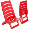 Plážové lehátko TIRRENO červené Plážové lehátko TIRRENO červené