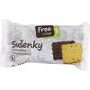 Free village Sušienky polomáčané v tmavej čokoláde 80g Free village Sušienky polomáčané v tmavej čokoláde 80g