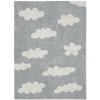Sivý prateľný ručne tkaný detský koberec s prímesou bavlny 120x160 cm Clouds Grey – Lorena Canals Sivý prateľný ručne tkaný detský koberec s prímesou bavlny 120x160 cm Clouds Grey – Lorena Canals