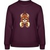 AWDis Sweat Mikina - Dizajn Pivný Viking - Purpurovočervená - XS - Dámske AWDis Sweat Mikina - Dizajn Pivný Viking - Purpurovočervená - XS - Dámske