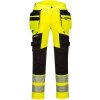 Portwest DX442 DX4 Hi Vis odnímateľné vreckové nohavice Žltá Čierna