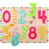Bigjigs vkládací puzzle Počítání s obrázky