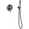 BESCO - Podomietkový sprchový/vaňový set VEO II grafitová BABWVSPGRII BESCO - Podomietkový sprchový/vaňový set VEO II grafitová BABWVSPGRII